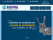 Tablet Screenshot of equipallocacoes.com.br
